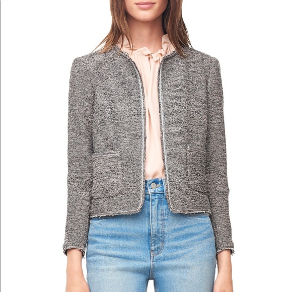 Rebecca Taylor Jackets & Blazers - Rebecca Taylor Stretch Tweed Embellished Jacket 12